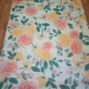 Mainstays Multicolor Floral Shower Curtain Pink, Yellow Green 64" X 70"